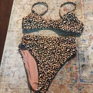 Arie high waisted swim suit